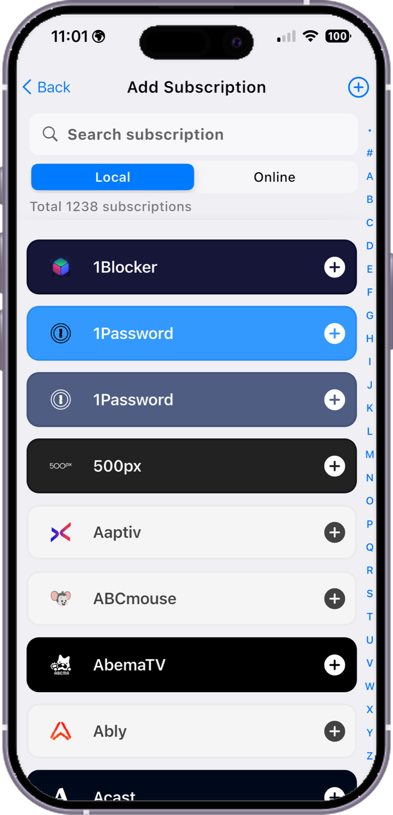 Pick from a library of 1,300+ services