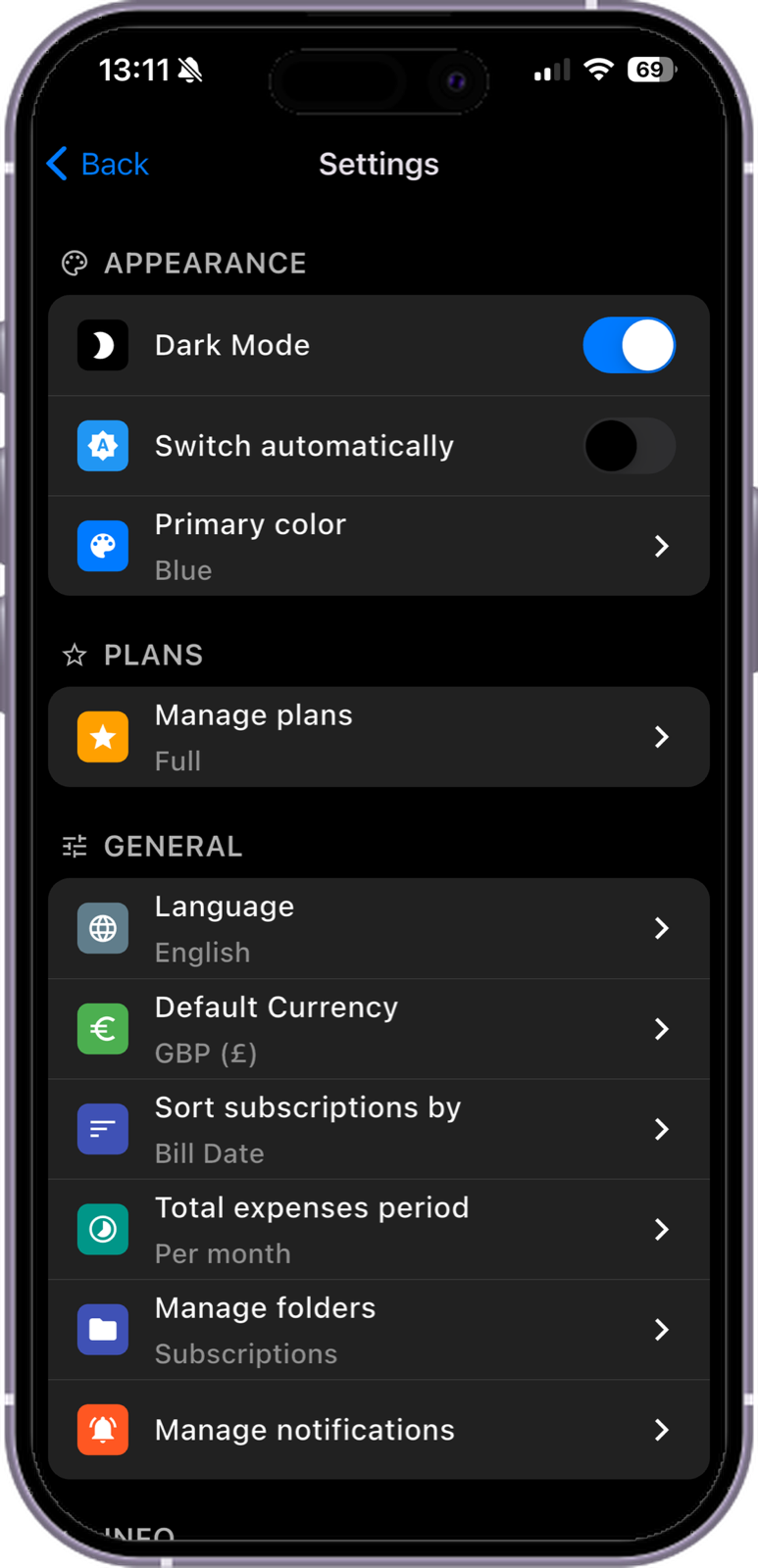 With a proper dark mode that can follow the system